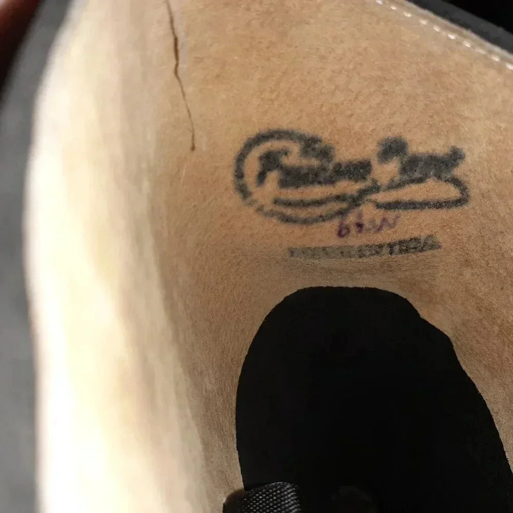 Vintage EQUESTRIAN/RIDING BOOT-USA-Essex Magic Feather-Black Leather-6.5-NWOB